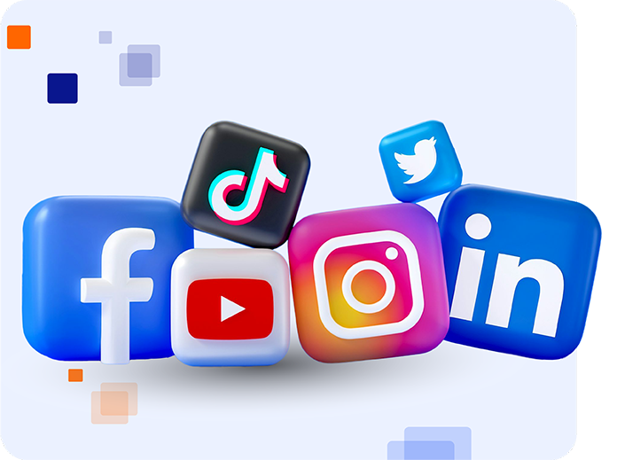 social-media mockup on phone